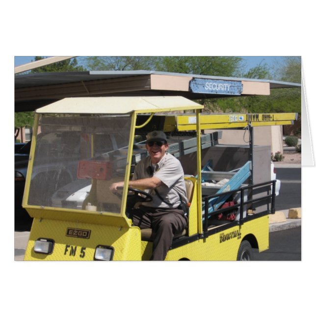 En verklig fixare - upper hälsningskort (Framsidan Horizontal)