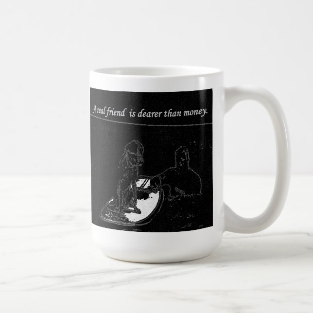En verklig vän är… kaffemugg (Höger)