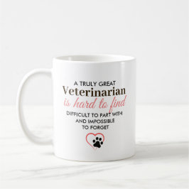 En verkligt bra veterinär – Personligt namn Kaffemugg