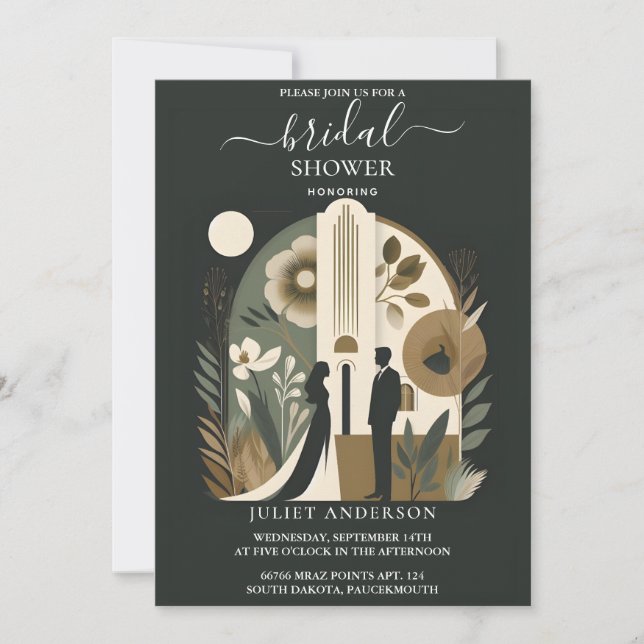 En verkligt engagerande 70-talets 80-talets Domsto Inbjudningar (Framsida)