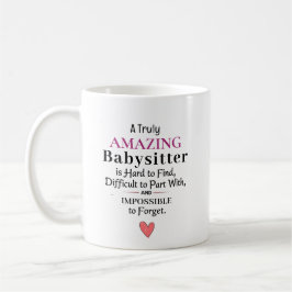 En verkligt fantastisk barnvakt kaffemugg