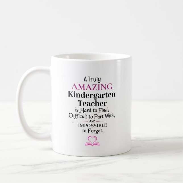 En verkligt fantastisk förskolelärare kaffemugg (Vänster)