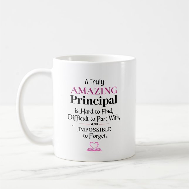 En verkligt fantastisk rektor kaffemugg (Vänster)