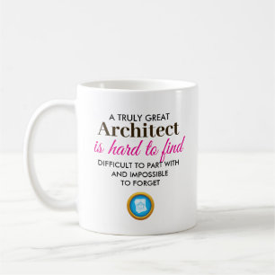 En verkligt stor arkitekt – Personligt namn Kaffemugg
