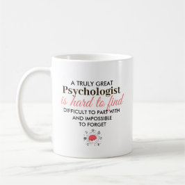En verkligt stor psykolog – Personligt namn Kaffemugg