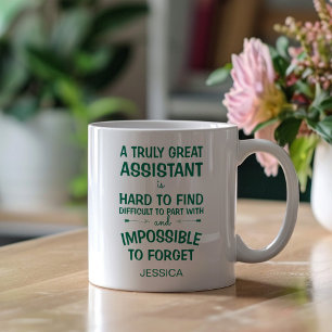 En verkligt Underbar assistent med Namn Kaffemugg