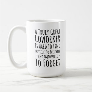 en verkligt underbar medarbetare kaffemugg