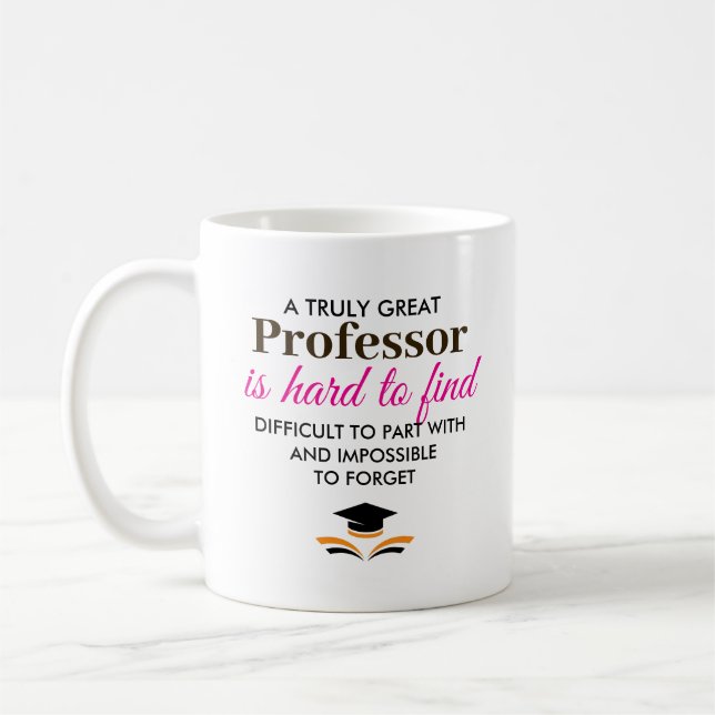 En verkligt Underbar professor - Personlig Namn Kaffemugg (Vänster)