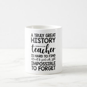 En verkligt Underbarare historielärare är svår Kaffemugg