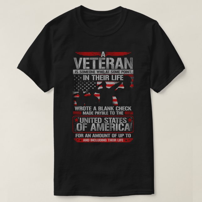 En veteran är någon som någon gång i sitt Li T Shirt (Design framsida)