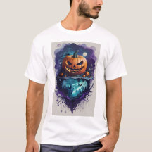 En vibrant Halloween-pumpa T-shirt.