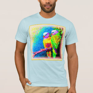 En vibrant och Glatt regnbåge. Köp nu T Shirt