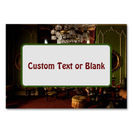 En Victoriansk jul - Anpassade Tablecards Bordsnummer