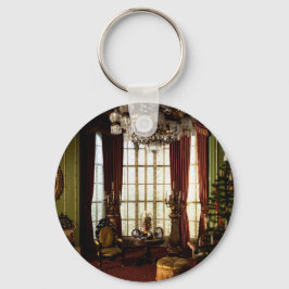 En Victoriansk jul - Anpassadets nyckelkedja Nyckelring