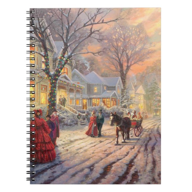 En Victoriansk jul Anteckningsbok (Framsidan)
