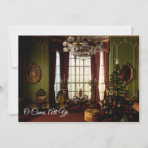 En Victoriansk jul - O Kom Al Ye-inbjudan