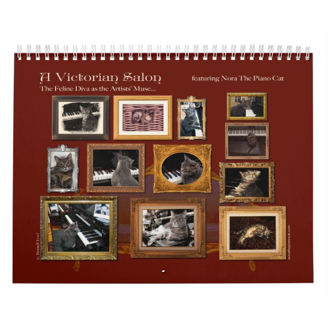 En Victoriansk salonkalender - med Nora Kalender (Omslag)