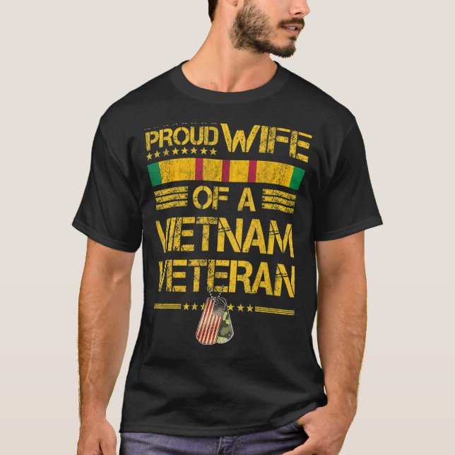 En vietnamesisk veteran i Make är en han T Shirt (Framsida)