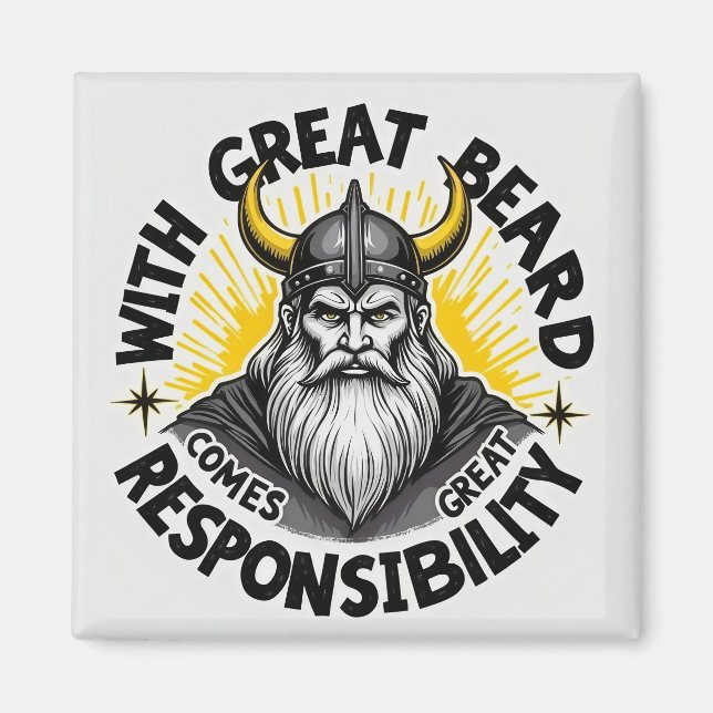 En Vikings Saga Magnet (Framsidan)