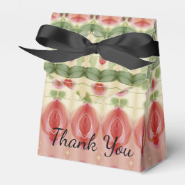 En viktoriansk mönstrad bröllopsfavoritruta presentaskar