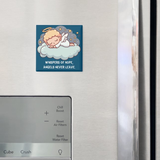 En vilande ängel magnet (In Situ (Fridge))