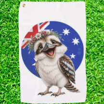   En vild australiensisk kookaburrapresent 