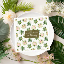 En Vild ett är på Way Jungle Tropik Baby Shower