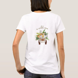En Vild Safari Djur Babyfirande Blivande Mamma T Shirt