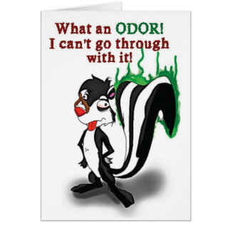 "En vilken lukt!", Roligt nykterhetkort Hälsningskort