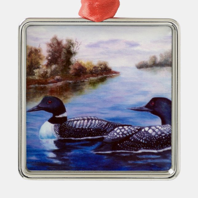 En vilken paraLoon Julgransprydnad Metall (Framsidan)