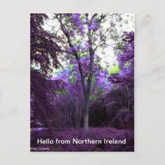 en vilken värld vykort