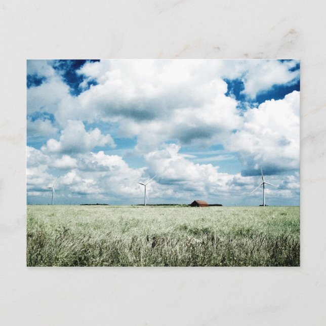 En vind-servergrupp vykort (Framsida)