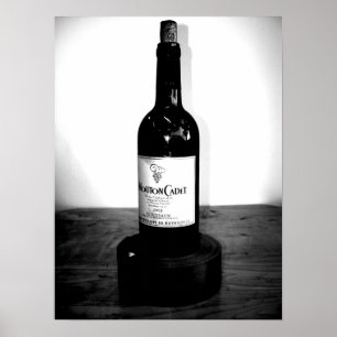 En vinflaska poster