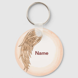 en vinge-ängel nyckelring