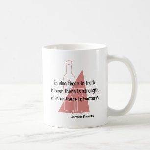 En-Vino retro Veritas - Kaffemugg