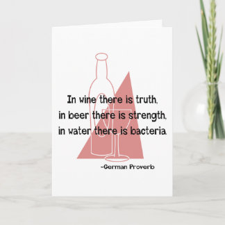 En-Vino retro Veritas - Kort