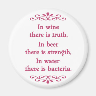 En Vino Veritas-cf-L Magnet