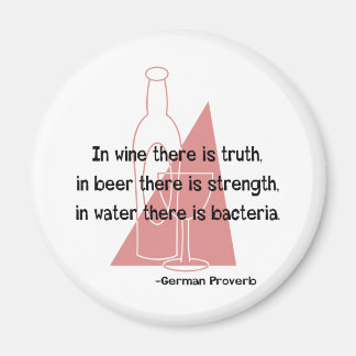 En Vino Veritas-retro Magnet