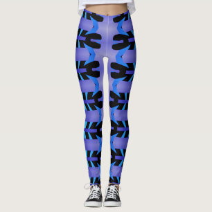 En vintage färglös mönster "Ratti_Kreativ_Arts" L Leggings