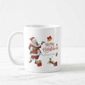 En Vintage-jul Kaffemugg