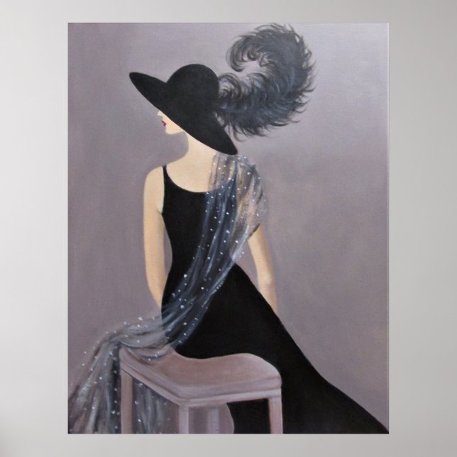 EN VINTAGE MODE MODEL POSTER (Framsidan)