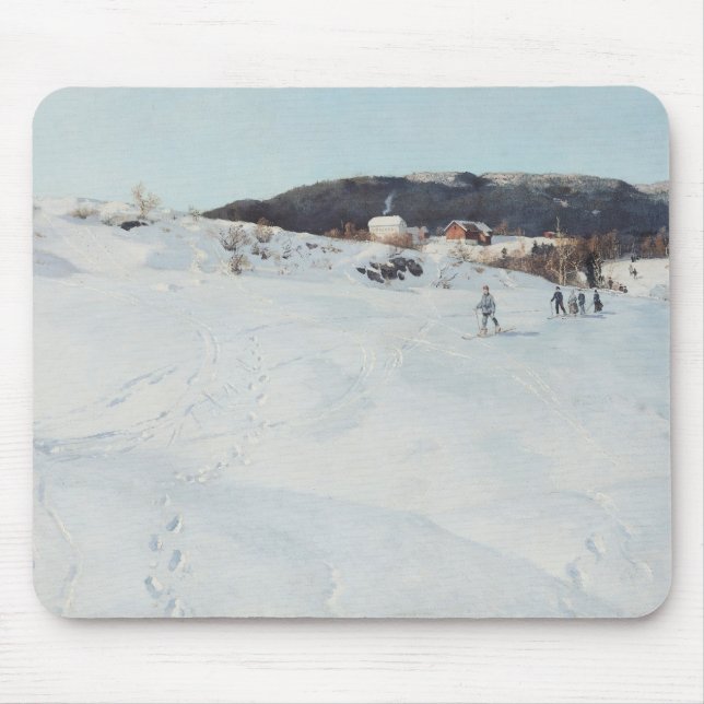 En vinter dag i norgen, 1886 musmatta (Framsidan)