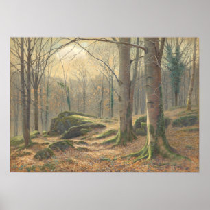 En vintermorgon - James T. Watts Fine Art Poster