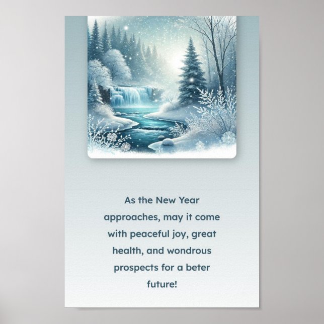 En vinternatt poster (Framsidan)