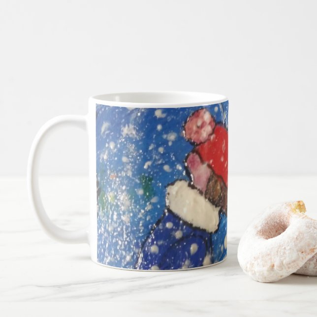 En vinterundermugg kaffemugg (Med munk)