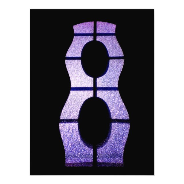 En Violet Vision Fototryck (Framsidan)