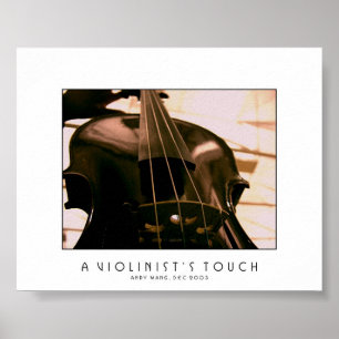 En violinist handlag poster