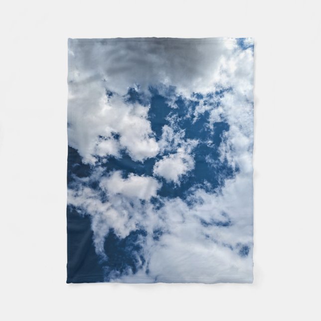 En virvel i molnen fleecefilt (Framsidan)