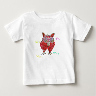 En vis uggla babytröja t-shirt