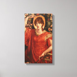 En vision av FIammetta 1878 Dante Gabriel Rossetti Canvastryck